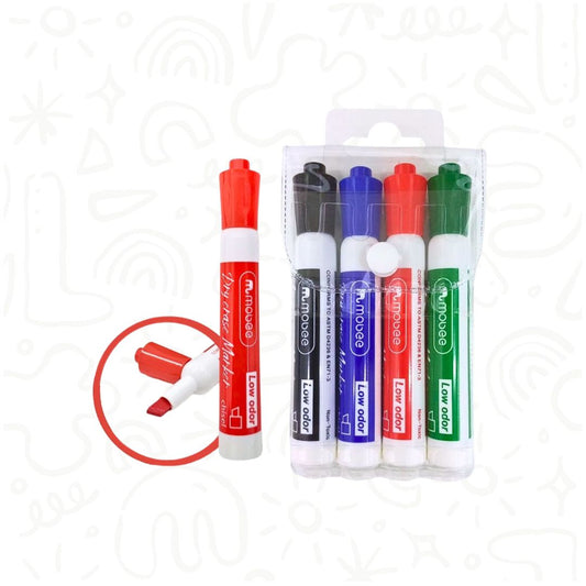 SET DE MARCADOR BORRABLE X4